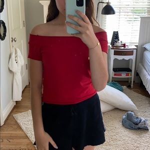 Brandy Melville off shoulder shirt